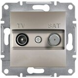 Schneider Electric Asfora Završna utičnica za antenu TV/SAT (Bronca, bez okvira) Schneider Electric Asfora Završna utičnica za antenu TV/SAT (Bronca, bez okvira) Slike