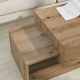  Stolić za kavu Umjetnički hrast 105 x 50 x 32 5 cm Konstruirano drvo | shoptok.hr