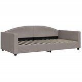  Dnevni krevet na razvlačenje smeđesivi 100 x 200 cm od tkanine | shoptok.hr