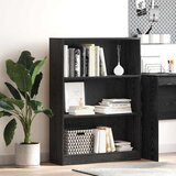  Polica Crni hrast 80 x 24 x 109 cm Konstruirano drvo | shoptok.hr