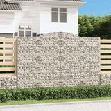  Obokane gabion košare 2 kosa 300x30x200/220 cm pocinkano železo, (20757866) | Shoptok.si