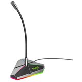 Aigo USB Mikrofon K6 360°RGB DSP, (21015629) Cene