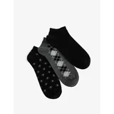 Koton 3-Piece Booties Socks Set Geometric Pattern Multi Color