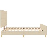 Krevet u krem boji - 180x200 cm Tkanina | shoptok.hr