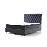 Hanah home Sonata Set 120 x 200 v2 - Anthracite Anthracite Single Mattress, Base & Headboard Cene