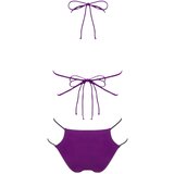 Obsessive Balitta - svetleče bikini kopalke z ogrinjalom (vijolične barve) | Shoptok.si