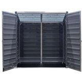  Canopia by Palram - aluminijska kutija za vrtnu opremu Voyager | Tamno siva | 90x139x147 cm | shoptok.hr