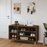 Ormarić Omarica za čevlje rjav hrast 102x36x60 cm inženirski les, (20716142) | Shoptok.si