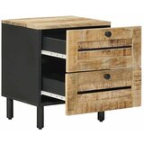  Noćni ormarić 2 kom. Prirodna 40 x 33 x 46 cm Čvrsto drvo manga - 2 | shoptok.hr