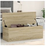 vidaXL Kutija za pohranu boja hrasta 102x35x35 cm konstruirano drvo | shoptok.hr