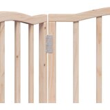  Vrata za pse s 3 panela sklopiva 150 cm od drva topole | shoptok.hr