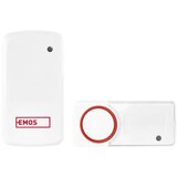 Emos Brezžični zvonec P5750 - rdeče/bel | Shoptok.si