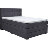 CARRYHOME POSTELJA BOXSPRING 140 cm x 200 cm , tekstil črna | Shoptok.si