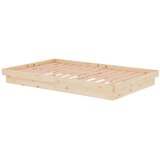  Okvir za krevet od masivnog drva 120 x 190 cm mali bračni | Eponuda.com