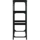  Konzolni stol crni 89,5 x 28 x 76 cm od konstruiranog drva | shoptok.hr