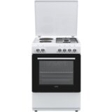 Vox kombinirani štedilnik GHB 6220 W [A, 2x plin, 2x elekt., 72l peč., bel], (21604251) u