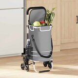 Kolica za kupovinu Siva 47 x 39 x 100,5 cm Oxford tkanina | shoptok.hr
