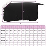  Pokrivač za konje Crna 135 cm Polartec | shoptok.hr