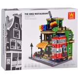  Blokovi SERIJA RESTORAN S BBQ u stilu svjetske arhitekture Pariz 1922ele ZA5749 | shoptok.hr