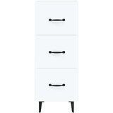  Komoda bela 34,5x34x90 cm inženirski les, (20654644) | Shoptok.si