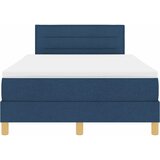  LED Box Spring Krevet s uzglavljem Plava 120 x 190 cm tkanina | shoptok.hr