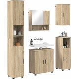  Set namještaja za kupaonicu 5 kom. Sonoma hrast 61 x 35 x 64 cm | shoptok.hr