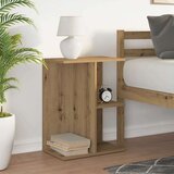 vidaXL Noćni ormarić artisan hrast 46,5x29x61 cm konstruiranog drva | shoptok.hr