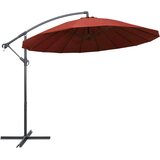 Viseći suncobran terakota 3 m s aluminijskim stupom | shoptok.hr