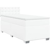Maison Chic Box spring postelja - Vzmetna postelja z vzmetnico bel 100x200 cm umetno usnje SL11131, (21901032) | Shoptok.si