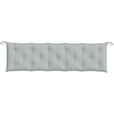  Jastuk za vrtnu klupu prošarano svjetlosivi 180x50x7 cm tkanine | shoptok.hr