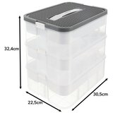 Kruzzel organizator za kocke i igračke, 3 razine, 22 l | shoptok.hr