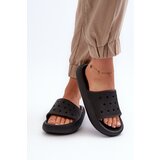 EVENTO Women's Foam Slides With Thick Sole Black Beula | shoptok.hr