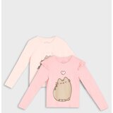 Sinsay Paket od 2 majica s dugim rukavima Pusheen the cat | shoptok.hr