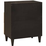  Noćni ormarić Crna i zlatna 50 x 33 x 62 cm Konstruirano drvo | shoptok.hr