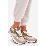 Boto Women Sports Shoes With Panther Print On Platform Green Davinara | shoptok.hr