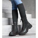 Gemre Luana green slip-on boots with a stretchy fabric upper Cijene