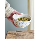 Bloomingville Kremno bela lončena skledica 400 ml Pippine – | Shoptok.si