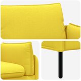 SOFA za dvije osobe Svijetlo žuta 188 x 81 x 89 cm Tkanina Slike