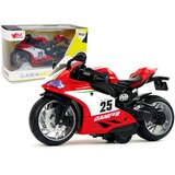  Dječji motor za igur Sports1:12 sa zvučnim i svjetlosnim efektima - crveni | shoptok.hr