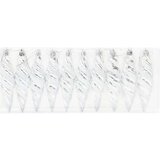 vidaXL Dekoracija božičnega drevesa 40 pcs srebrna | Shoptok.si