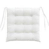  Jastučići za sjedenje 4 pcs Bijelo 40 x 40 x 6 cm tkanina | shoptok.hr