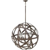 Elstead Lighting Elstead Carson 5-lučna zunanja stropna viseča svetilka iz železa IP44, E14, (22097843) | Shoptok.si