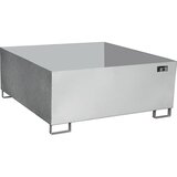 eurokraft pro Prestrezna kadica iz nerjavnega jekla, za cisterne, 1 IBC, DxŠxV 1460 x 1460 x 620 mm | Shoptok.si