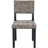  Stolac za blagovanje 2 pcs Kubu Ratan Crno pranje | shoptok.hr