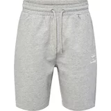 Hummel Sportske hlače siva / bijela