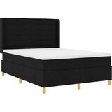  s opruga kutije s LED trakama Crna 160 x 200 cm tkanina | shoptok.hr