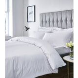 Catherine Lansfield Bijela posteljina za jedan krevet 135x200 cm Satin Stripe - Cijene
