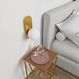  Zidna lampa 1xE27/40W/230V zlatna/bela | Eponuda.com