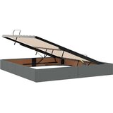  Krevet s od storage Tamno siva 160 x 200 cm Lažna koža | shoptok.hr