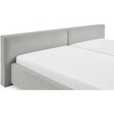Meise M&amp;ouml;bel Svijetlo sivi tapecirani bračni krevet s prostorom za odlaganje s podnicom 200x240 cm Cube &amp;ndash; Slike